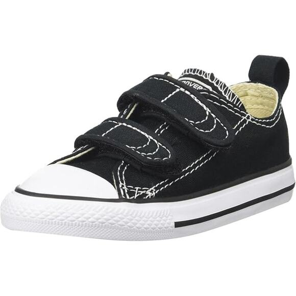 NWT Converse Kids Chuck Taylor All Star 2V Canvas OX, Black, 6 - Picture 1 of 4